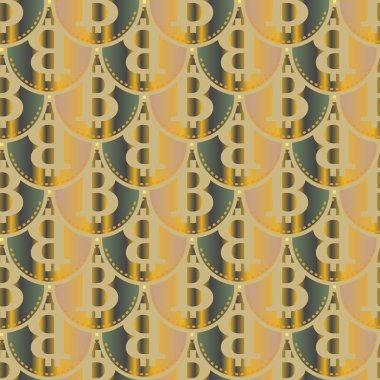 bitcoins parlak parlak pahalı sikkeleri ile Seamless modeli 