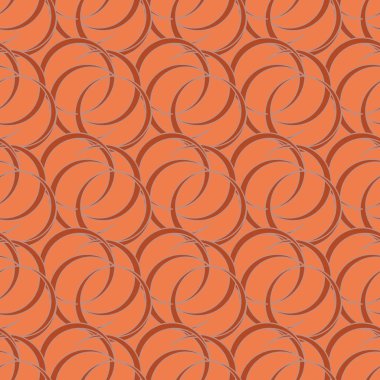 vektör çizim arka planı için daireler ile seamless modeli   