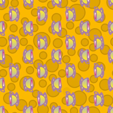 Bardak kahve veya çay arka plan seamless modeli üzerinde noktalı.