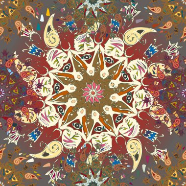 Arkaplan için soyut geometrik renkli desen. vektör illüstrasyonu 