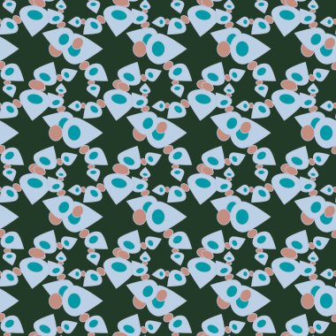 Soyut geo damla şeklindeki PIN arka plan deseni. 