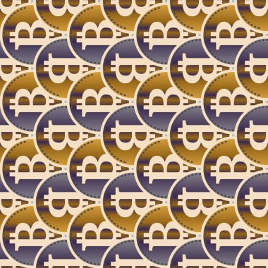 bitcoins parlak parlak pahalı sikkeleri ile Seamless modeli 