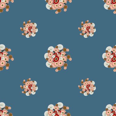 soyut geometrik renkli Dikişsiz desen arka plan için vektör çizim