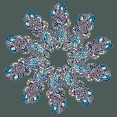 Stil zentangle yeni simetrik mandala doodle ile sanat esin kaynağı oldu. Duvar kağıdı, desen dolgularını, web sayfaları, yüzey dokuları için dekoratif nesne-ebilmek var olmak kullanılmış.