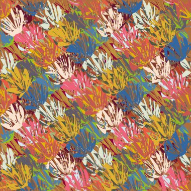 Arka plan, vektör çizim için soyut renkli seamless modeli