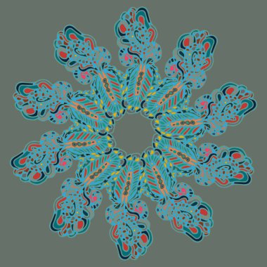 Stil zentangle yeni simetrik mandala doodle ile sanat esin kaynağı oldu. Duvar kağıdı, desen dolgularını, web sayfaları, yüzey dokuları için dekoratif nesne-ebilmek var olmak kullanılmış.