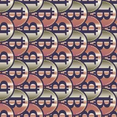 bitcoins parlak parlak pahalı sikkeleri ile Seamless modeli 