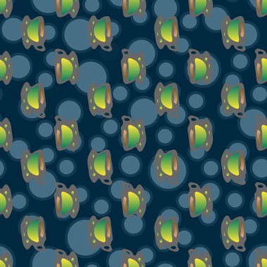 Bardak kahve veya çay arka plan seamless modeli üzerinde noktalı.