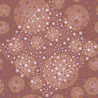 soyut geometrik renkli seamless modeli yıldız ile. Vektör çizim 