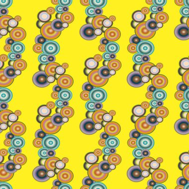 soyut geometrik renkli Dikişsiz desen arka plan için vektör çizim