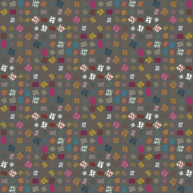 soyut geometrik renkli Dikişsiz desen arka plan için vektör çizim