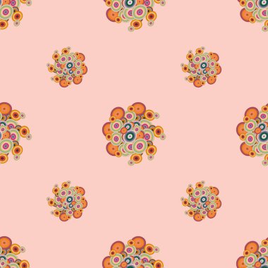 soyut geometrik renkli Dikişsiz desen arka plan için vektör çizim