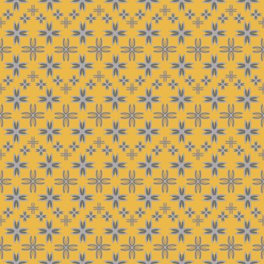 Çiçekler, vektör çizim ile çok renkli geometrik seamless modeli 