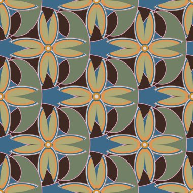 Sorunsuz çiçek desenli arka plan.