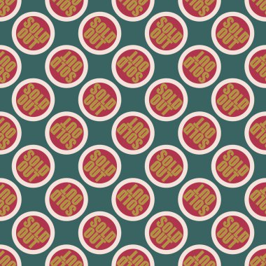 Dikişsiz desen, vektör çizim sattı