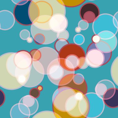 Daireler ile sorunsuz arka plan