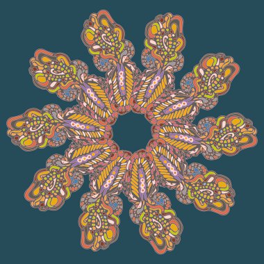 Stil zentangle yeni simetrik mandala doodle ile sanat esin kaynağı oldu. Duvar kağıdı, desen dolgularını, web sayfaları, yüzey dokuları için dekoratif nesne-ebilmek var olmak kullanılmış.