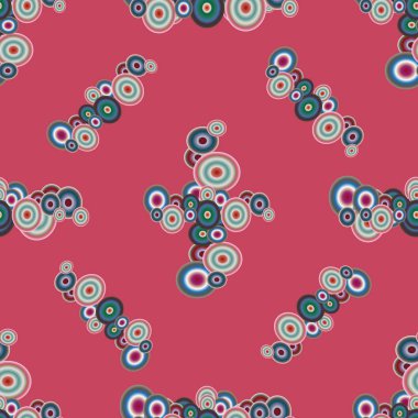 soyut geometrik renkli Dikişsiz desen arka plan için vektör çizim