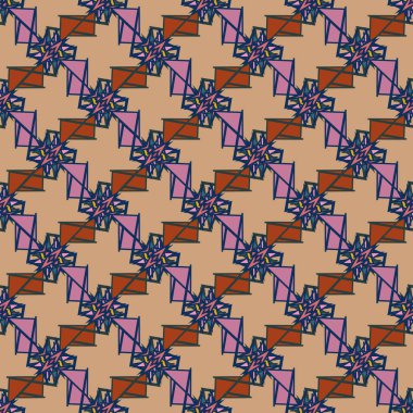 Soyut geometrik sorunsuz arka plan deseni. 