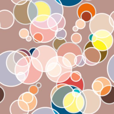 Daireler ile sorunsuz arka plan