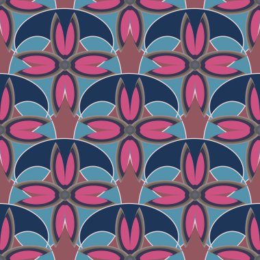 Sorunsuz çiçek desenli arka plan.