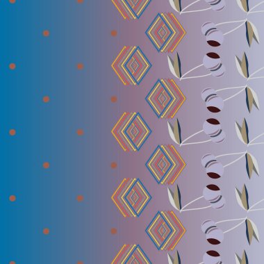 Şirin kiraz seamless modeli. Vektör çizim.