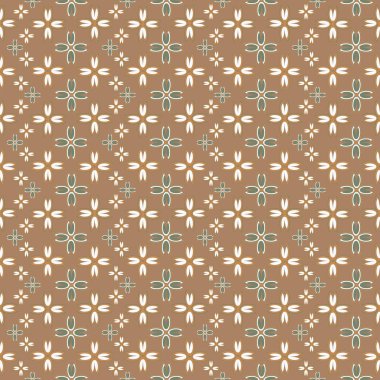 Çiçekler, vektör çizim ile çok renkli geometrik seamless modeli 