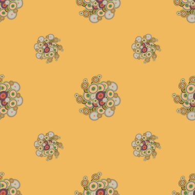 soyut geometrik renkli Dikişsiz desen arka plan için vektör çizim