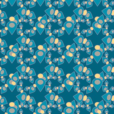 Soyut geo damla şeklindeki PIN arka plan deseni. 