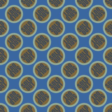 Dikişsiz desen, vektör çizim sattı