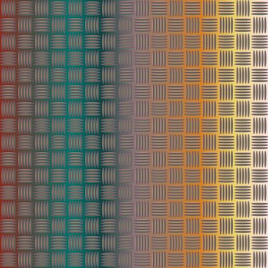 Oluklu demir, paslanmaz çelik arka plan parlayan vektör çizim