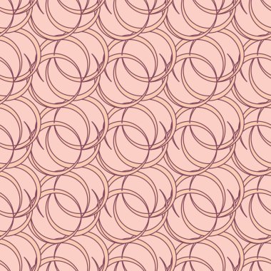 vektör çizim arka planı için daireler ile seamless modeli   