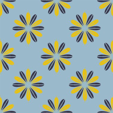  arka plan için çiçekli soyut geometrik seamless modeli