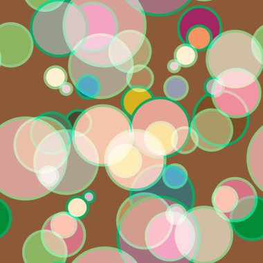 Daireler ile sorunsuz arka plan