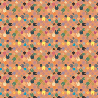 Çok renkli diş parlak Dikişsiz desen arka planı için.