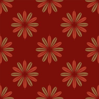  arka plan için çiçekli soyut geometrik seamless modeli