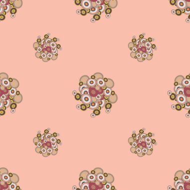 soyut geometrik renkli Dikişsiz desen arka plan için vektör çizim