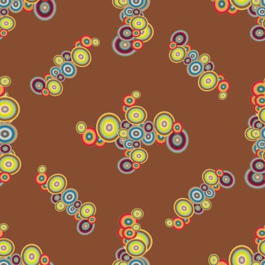 soyut geometrik renkli Dikişsiz desen arka plan için vektör çizim