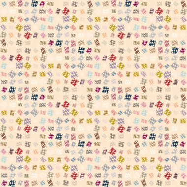 soyut geometrik renkli Dikişsiz desen arka plan için vektör çizim