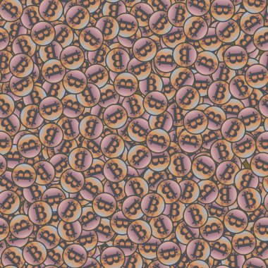 bitcoins parlak parlak pahalı sikkeleri ile Seamless modeli 