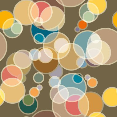 Daireler ile sorunsuz arka plan