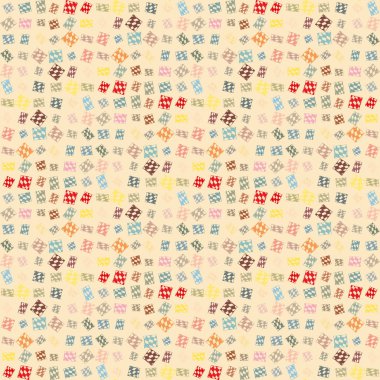 soyut geometrik renkli Dikişsiz desen arka plan için vektör çizim