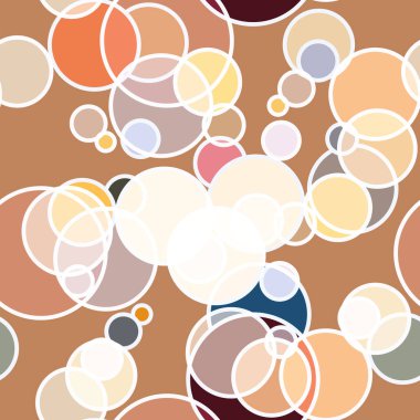 Daireler ile sorunsuz arka plan