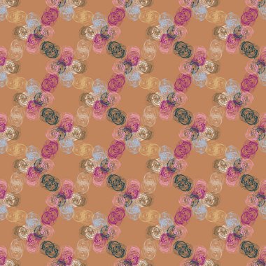 Arka plan, vektör çizim için soyut renkli seamless modeli