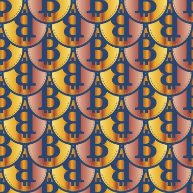 bitcoins parlak parlak pahalı sikkeleri ile Seamless modeli 