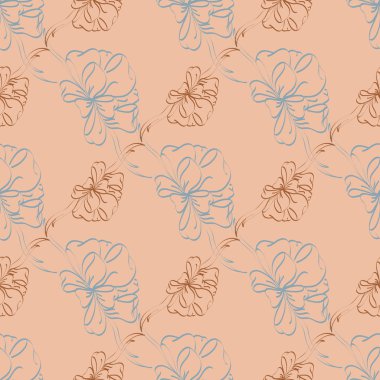 Renkli Yay ve kurdeleler sorunsuz desenli arka.