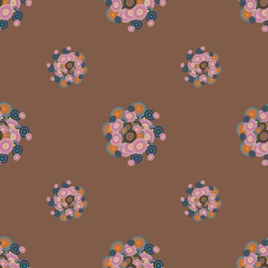 soyut geometrik renkli Dikişsiz desen arka plan için vektör çizim