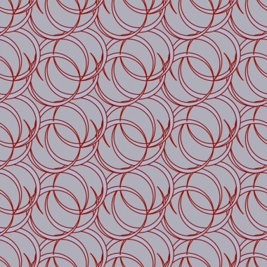 vektör çizim arka planı için daireler ile seamless modeli   