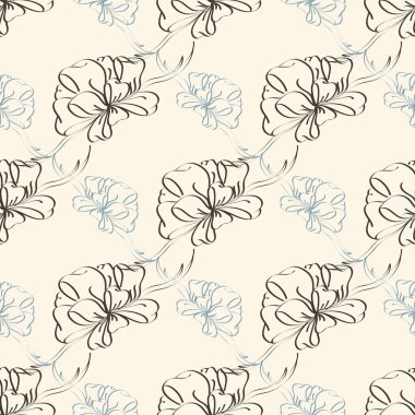 Renkli Yay ve kurdeleler sorunsuz desenli arka.