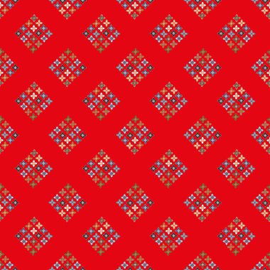  soyut çiçek geometrik Dikişsiz desen arka planı için